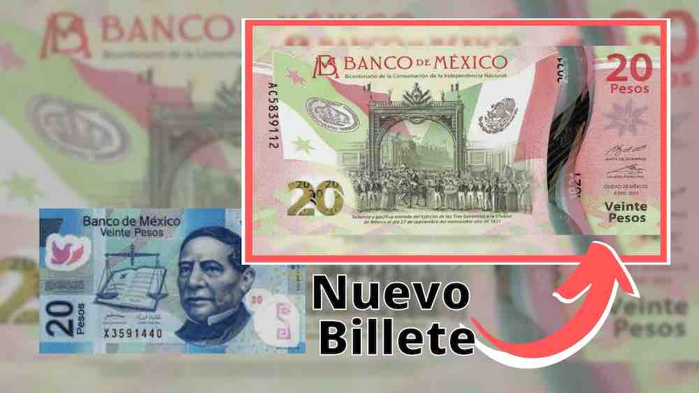 Este Es El Nuevo Billete De 20 Pesos Conmemorativo De La Consumación De Independencia